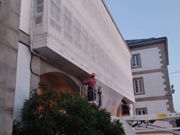 COLOCACIÓN DE RED HOSPITAL ABENTE Y LAGO 