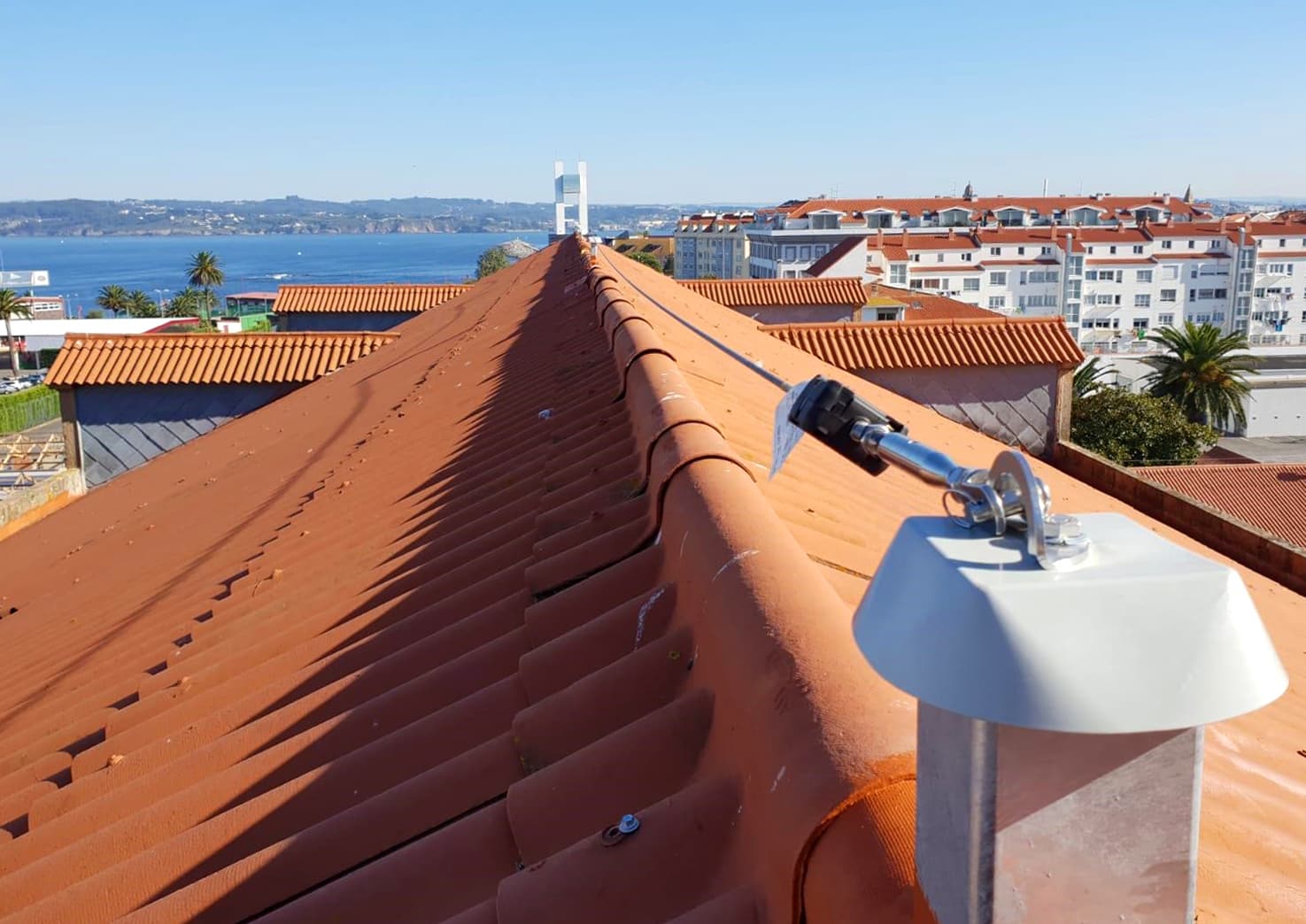 Instalación de líneas de vida en A Coruña