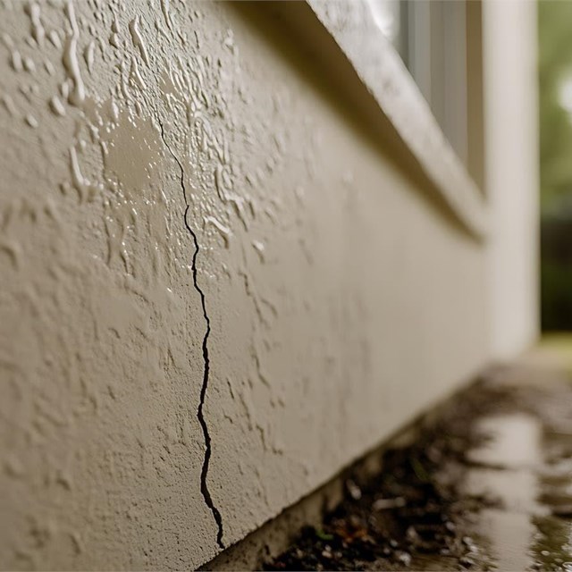 ¿Por qué aparecen grietas en la fachada?