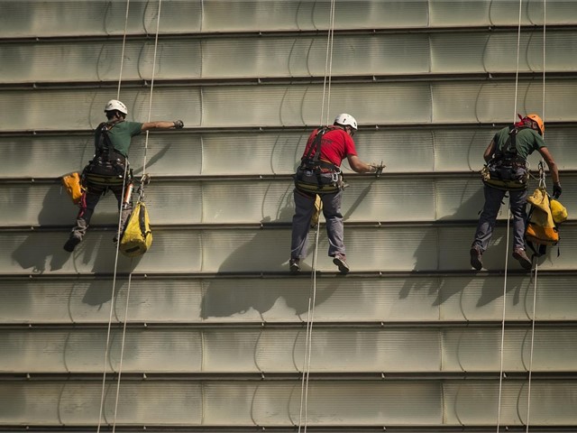 ¿Por qué son mejores los trabajos verticales que los que se hacen con andamios?