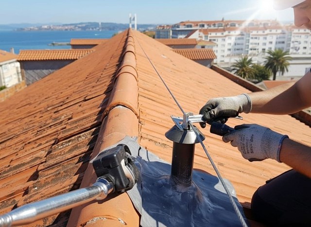 Revisión y mantenimiento de líneas de vida en A Coruña - Imagen 1