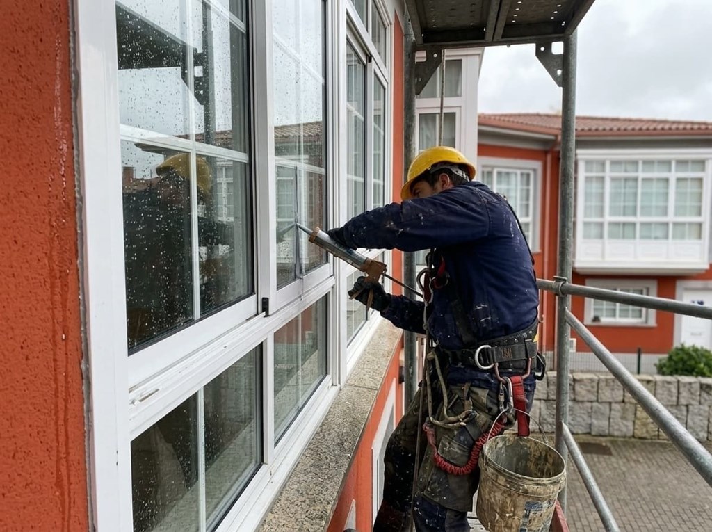 Foto 1 Sellados de galerías en A Coruña: protege tu fachada del agua