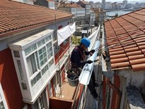 Sustitución y reparación de canalones en A Coruña