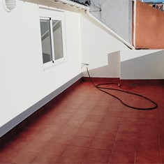 TERRAZA FINAL Y PINTADO DE PARAMENTOS DE FACHADA